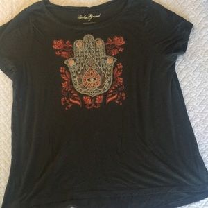 Lucky brand hamsa hand tee